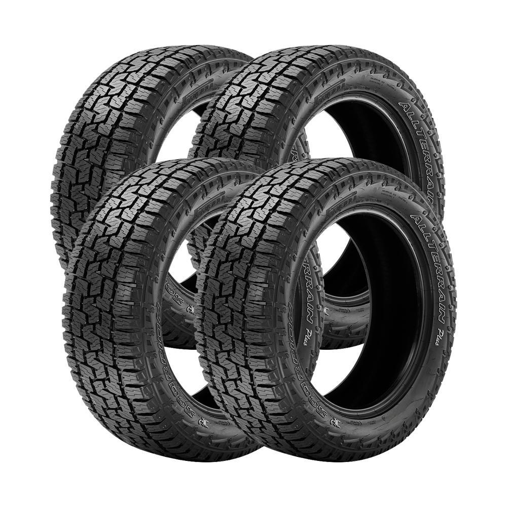Jogo 4 Pneus Pirelli Aro 17 Scorpion All Terrain Plus 265/65R17 112T - Letra Branca - 1