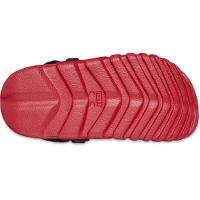 Sandália crocs duet max ii clog t black/varsity red - 6