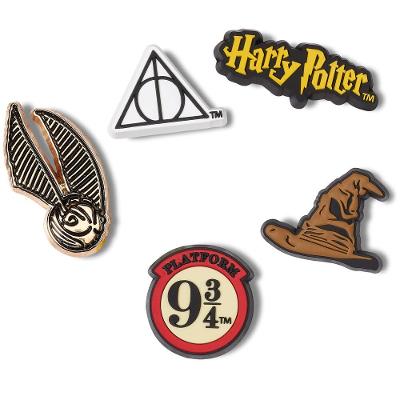 Jibbitz™ símbolos harry potter pack com 5 unidades unico