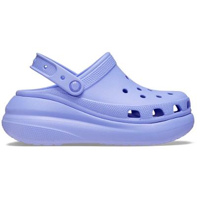 Sandália crocs classic crush platform clog digital violet