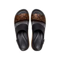 Sandália crocs brooklyn tort low edge black/multi - 8