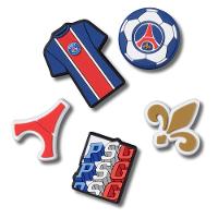 Jibbitz™ paris st germain pack com 5 peças unico - 1