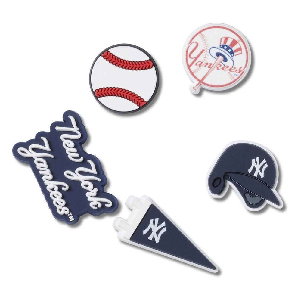 Jibbitz™ mlb new york yankees pack com 5 peças unico - 1