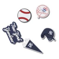 Jibbitz™ mlb new york yankees pack com 5 peças unico - 1