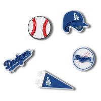 Jibbitz™ mlb los angeles dodgers pack com 5 peças unico - 1