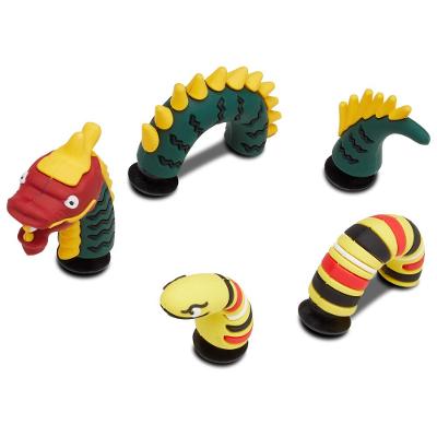 Jibbitz™ monstros 3d pack com 5 peças unico