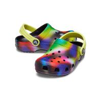 Sandália crocs classic solarized infantil black/multi