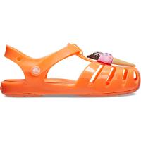 Sandália crocs isabella charm sandal t persimmon - 1