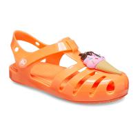 Sandália crocs isabella charm sandal t persimmon - 2