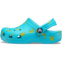 Crocs classic food print infantil digital aqua - 7