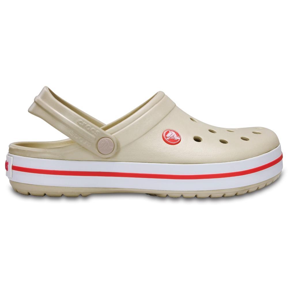 Sandália crocs crocband stucco/melon - 1