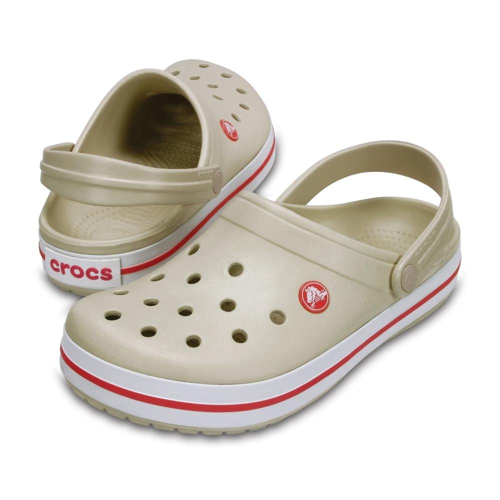 Sandália crocs crocband stucco/melon - 3