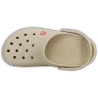 Sandália crocs crocband stucco/melon - 5