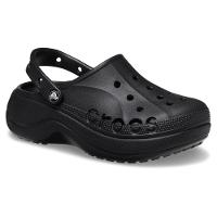 Sandália crocs baya plataform clog black