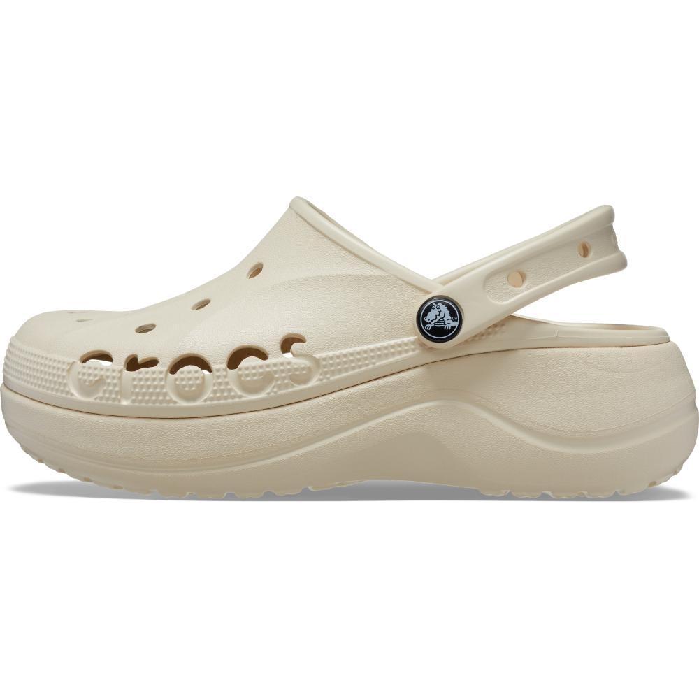 Sandália crocs baya plataform clog winter white - 3