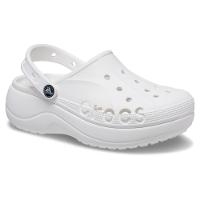 Sandália crocs baya plataform clog white