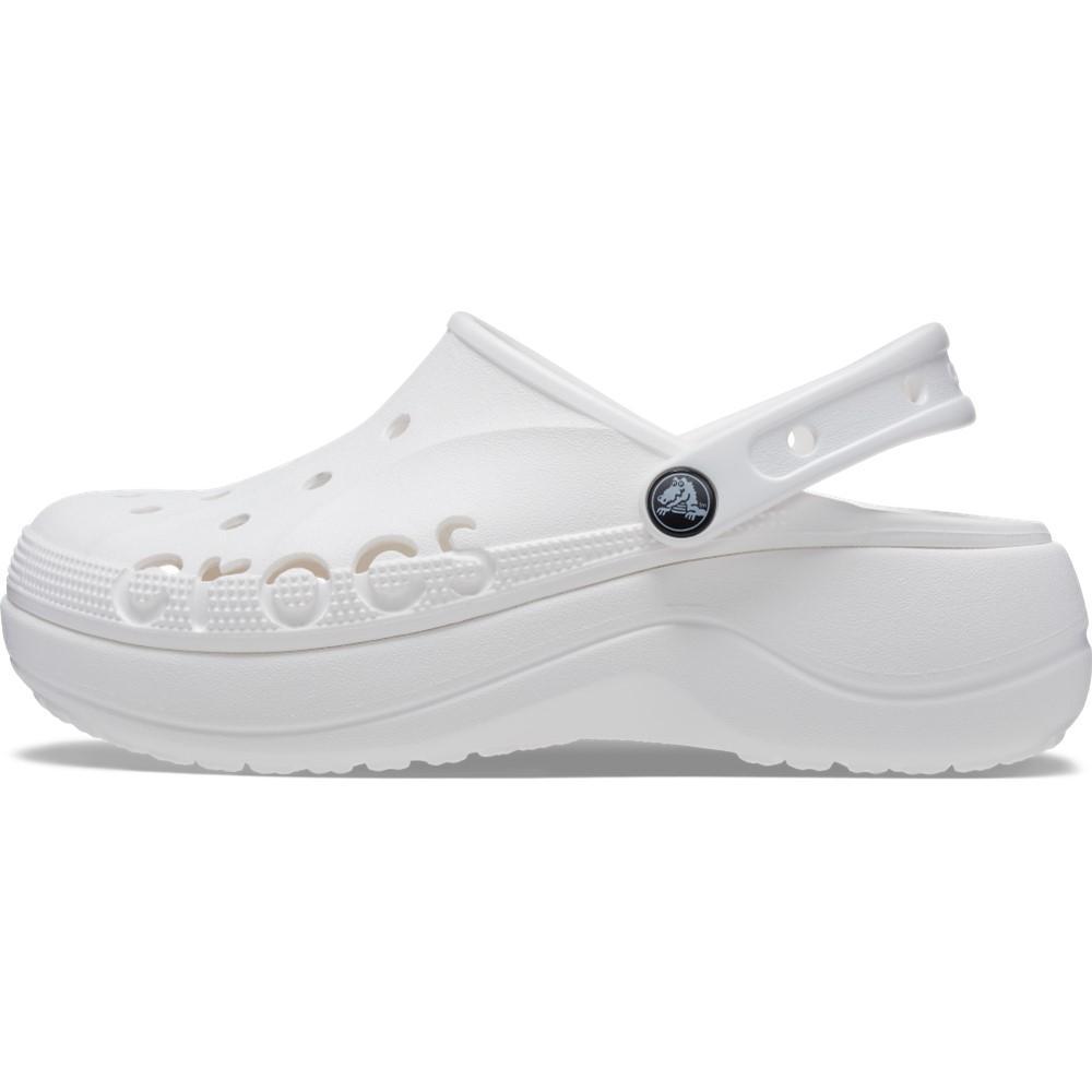 Sandália crocs baya plataform clog white - 2