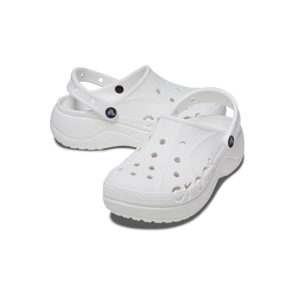 Sandália crocs baya plataform clog white - 3