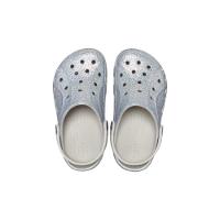 Sandália crocs baya glitter clog  silver - 5