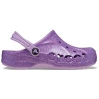 Sandália crocs baya glitter clog  orchid - 1
