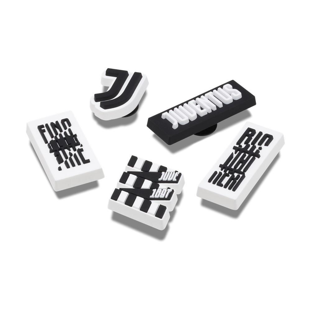 Jibbitz™ juventus pack 5 unico - 2