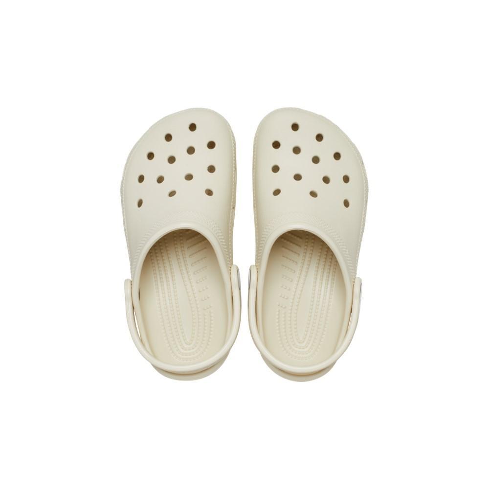 Sandália crocs classic clog kids bone - 5