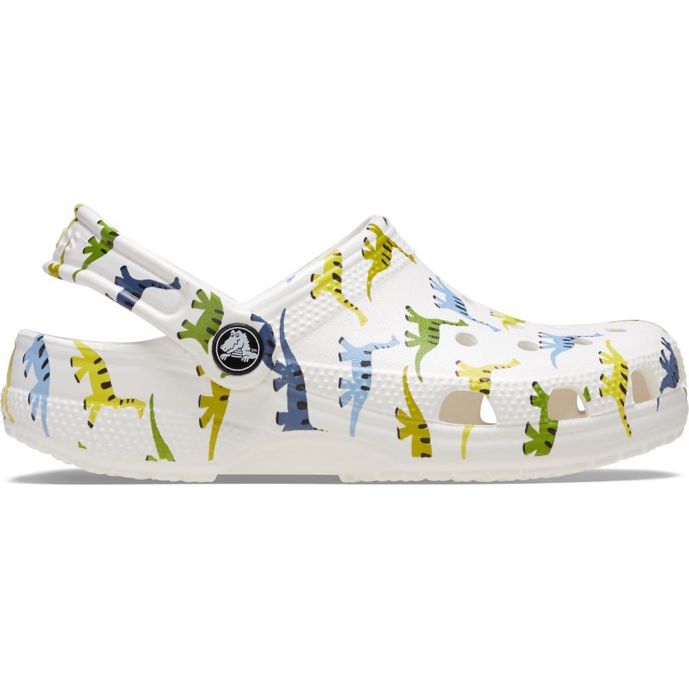 Sandália crocs classic character print clog t dinosaur - 1
