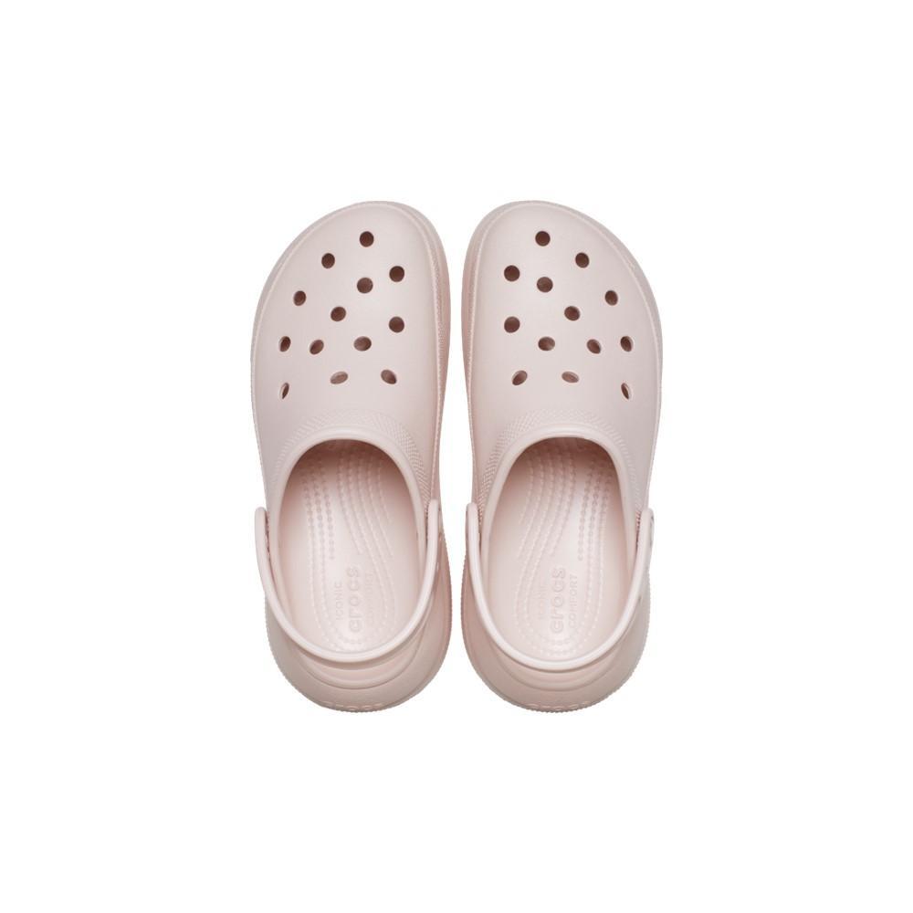 Sandália crocs classic crush platform clog quartz - 5