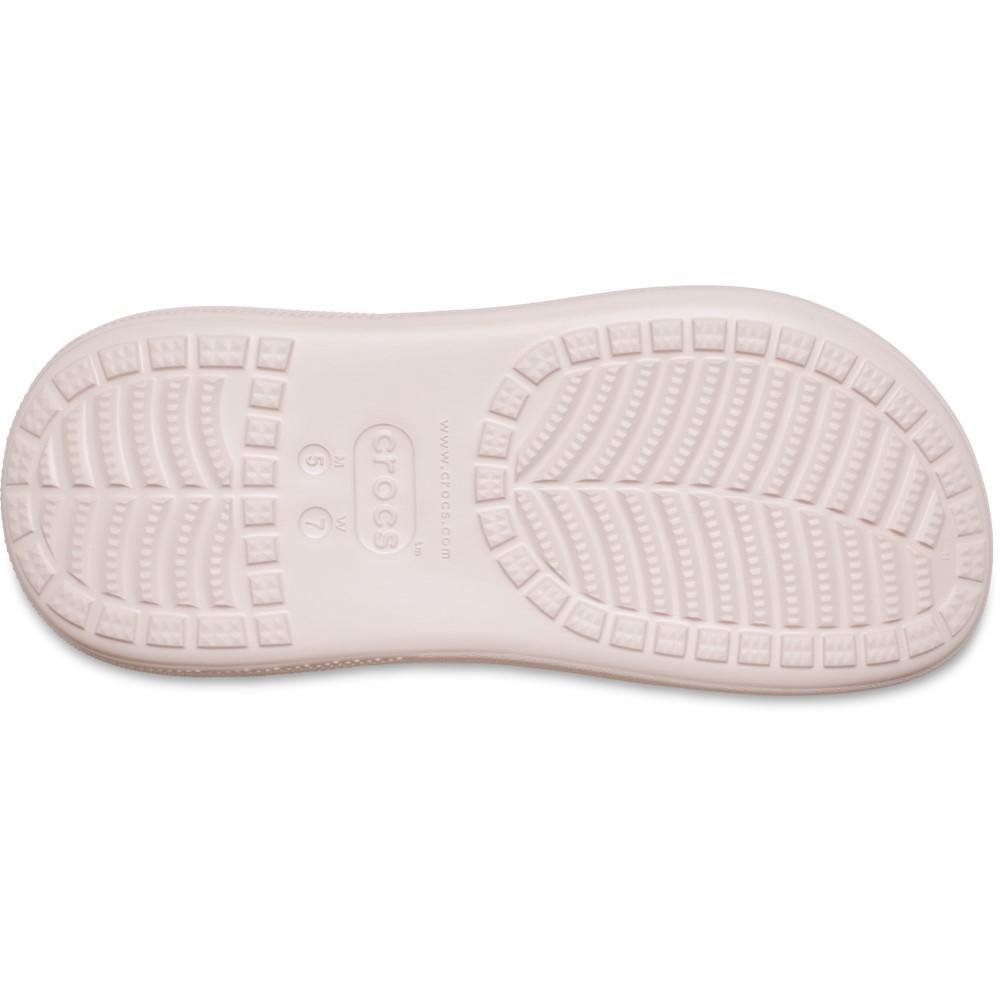 Sandália crocs classic crush platform clog quartz - 6