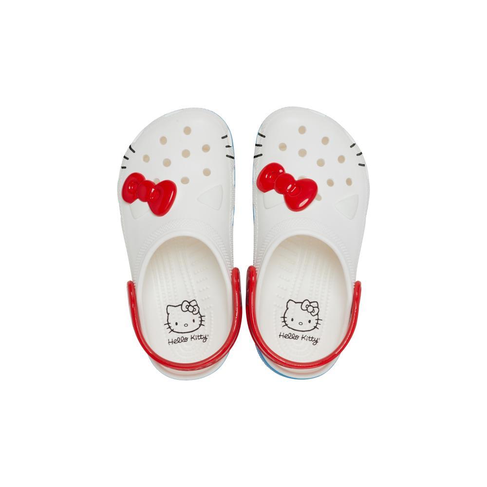 Sandália crocs hello kitty iam classic clog k white - 5