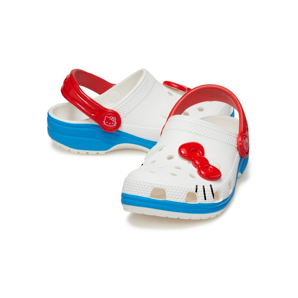 Sandália crocs hello kitty iam classic clog t white - 4