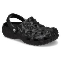Sandália crocs classic geometric clog black - 2