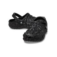 Sandália crocs classic geometric clog black