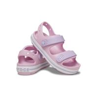 Sandália crocs crocband cruiser sandal k ballerina/lavender