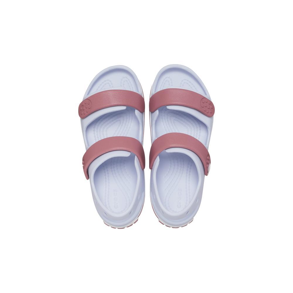 Sandália crocs crocband cruiser sandal k dreamscape/cassis - 5