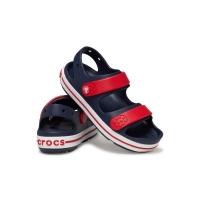 Sandália crocs crocband cruiser sandal k navy/varsity red