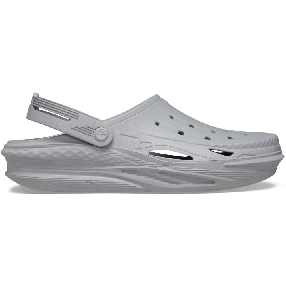 Sandália crocs off grid clog light grey - 1