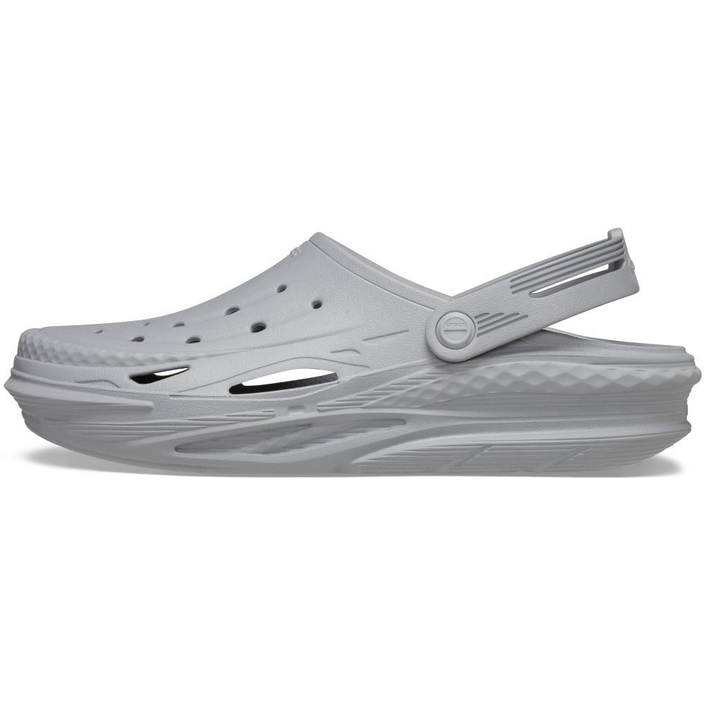 Sandália crocs off grid clog light grey - 3