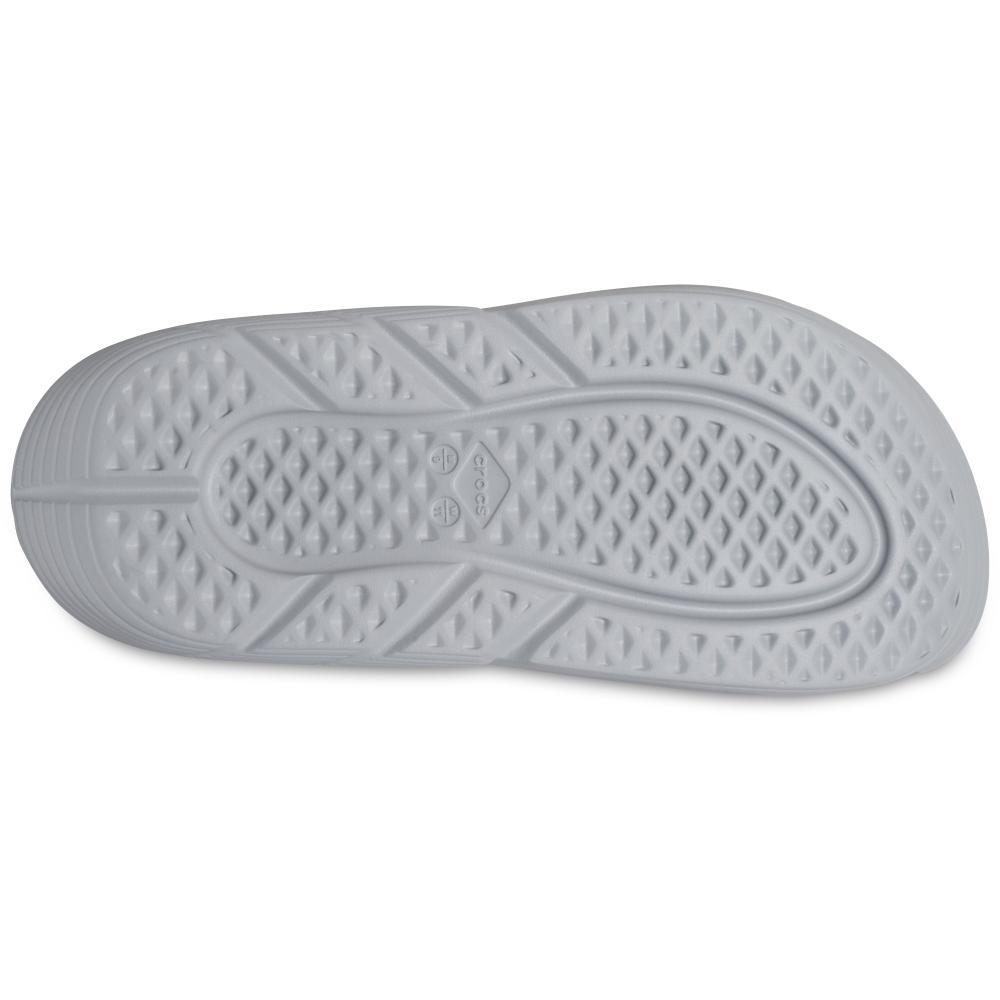 Sandália crocs off grid clog light grey - 6