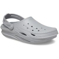 Sandália crocs off grid clog light grey - 2