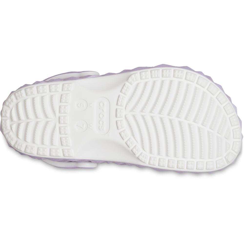 Sandália crocs classic iridescent geo clog white - 6