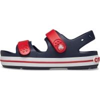Sandália crocs crocband cruiser sandal t navy/varsity red - 3