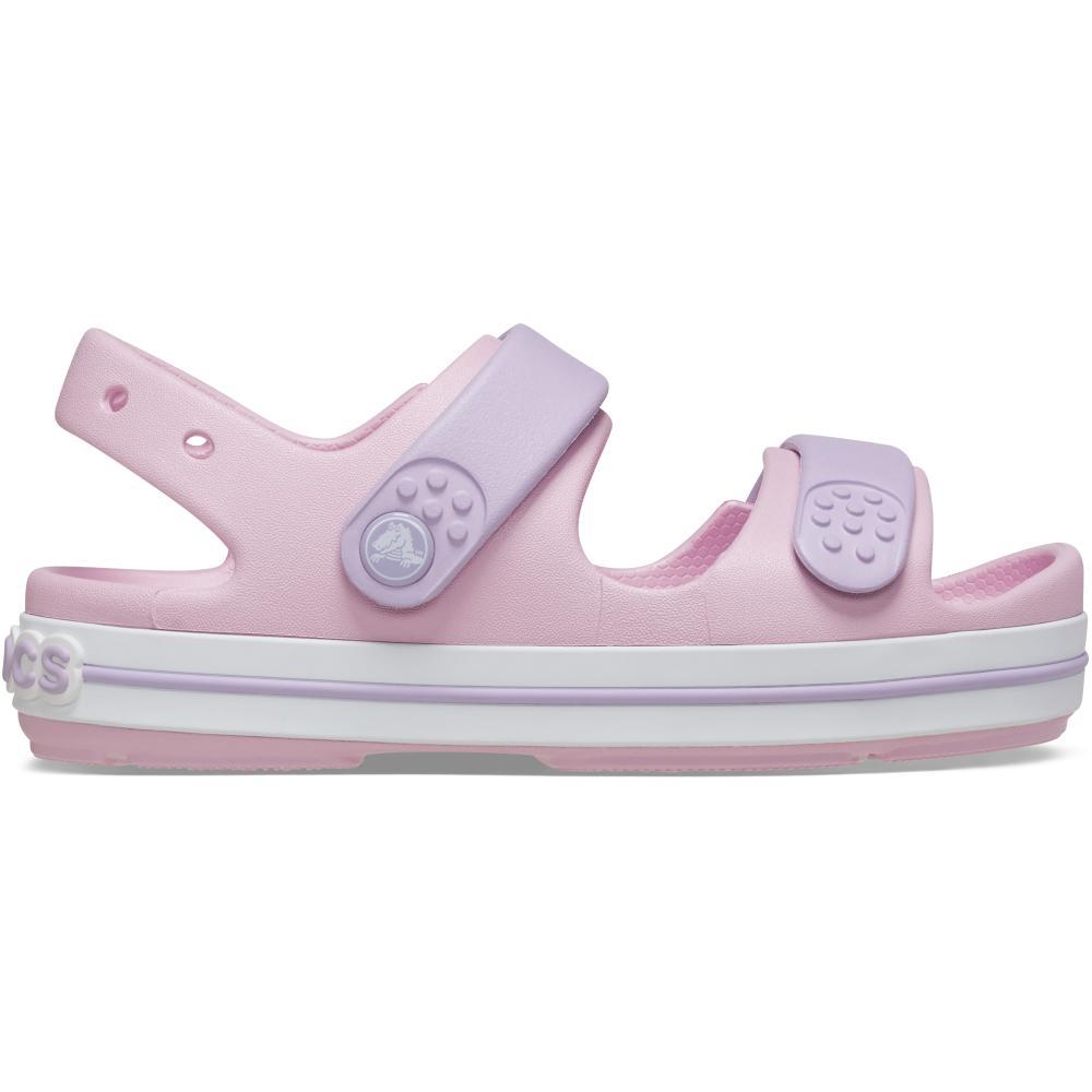 Sandália crocs crocband cruiser sandal t ballerina/lavender - 1