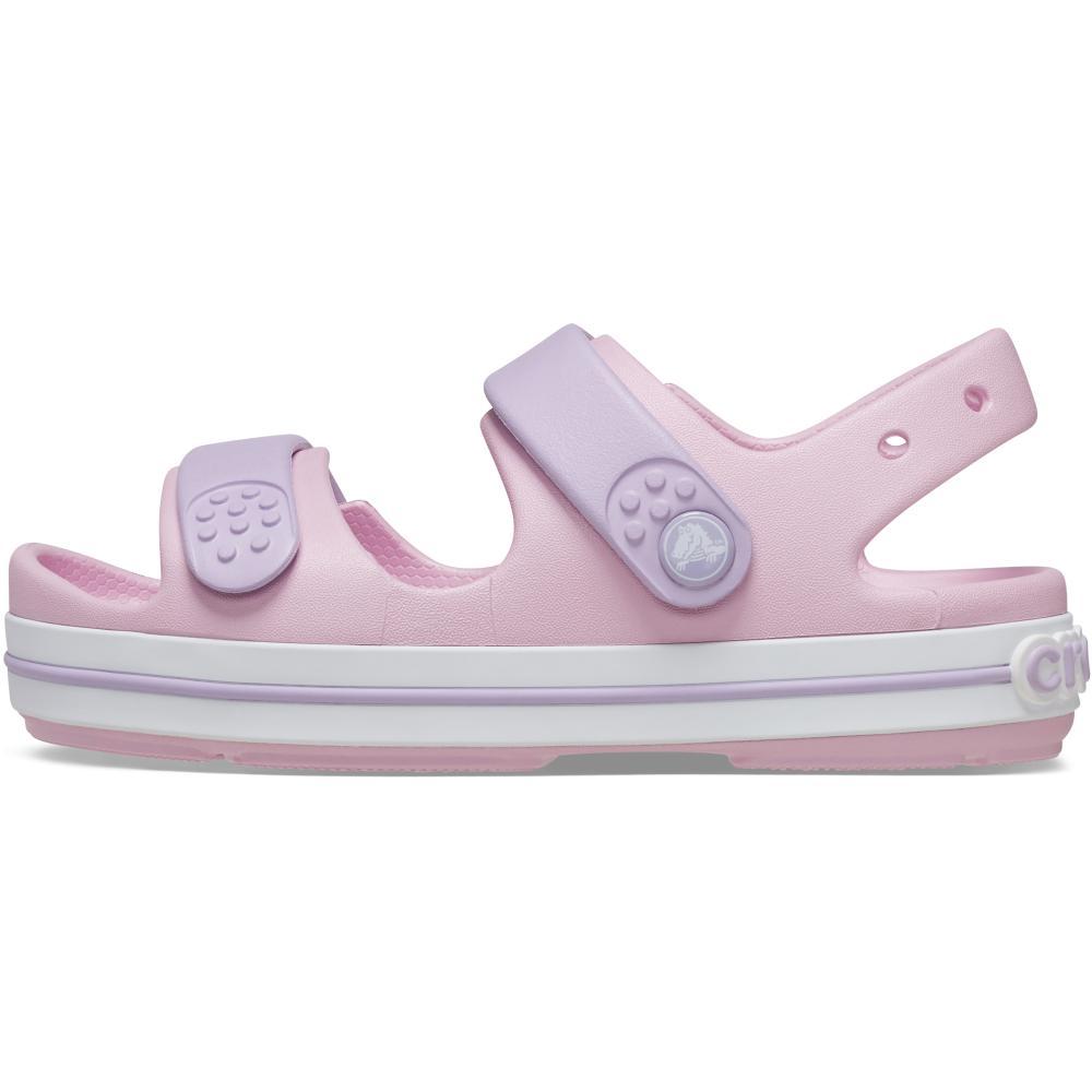 Sandália crocs crocband cruiser sandal t ballerina/lavender - 3