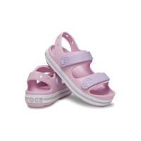 Sandália crocs crocband cruiser sandal t ballerina/lavender