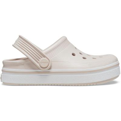 Sandália crocs off court clog k quartz