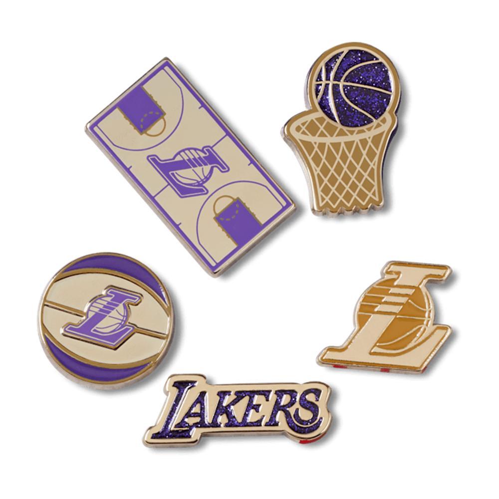 Jibbitz™ nba los angeles lakers pack 5 unico - 1