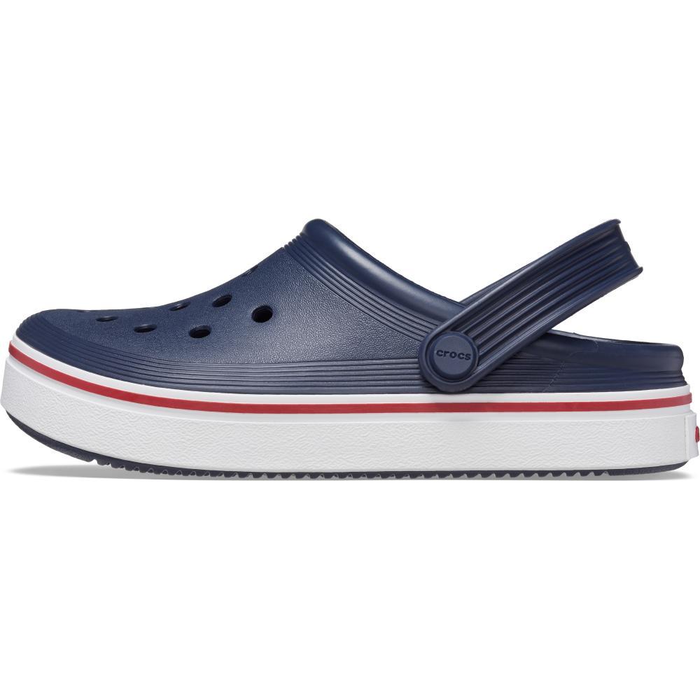 Sandália crocs off court clog t navy/pepper - 3
