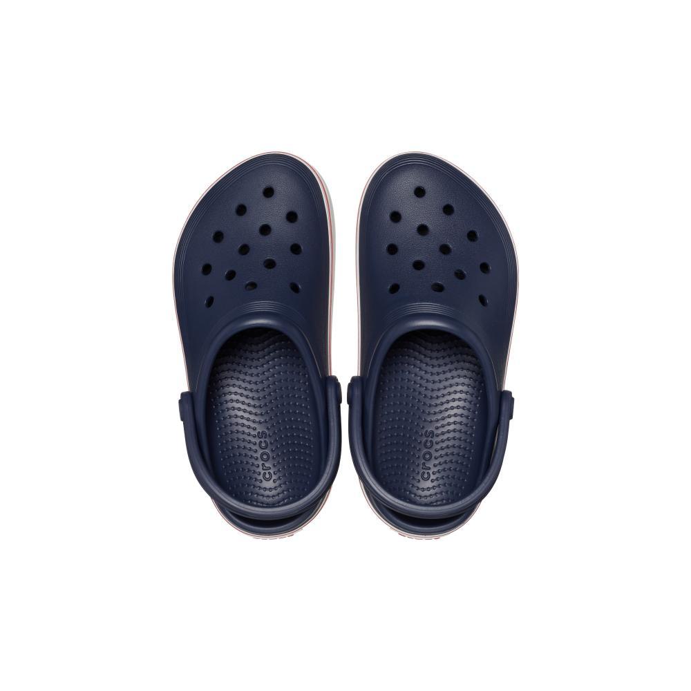 Sandália crocs off court clog t navy/pepper - 5