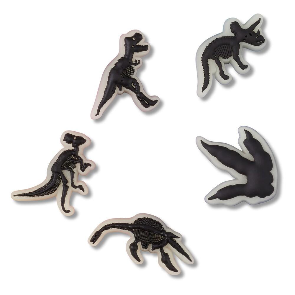 Jibbitz™ dinossauros - brilha no escuro pack com 5 unidades unico - 1